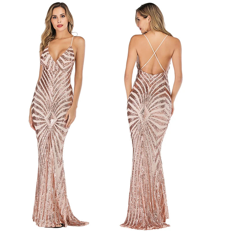 GiGiBraut Abito da ballo moderno con spacco alto per donna, senza spalline, pieghe, cerniera, sirena, senza maniche, Vestido De Fiesta personalizzato