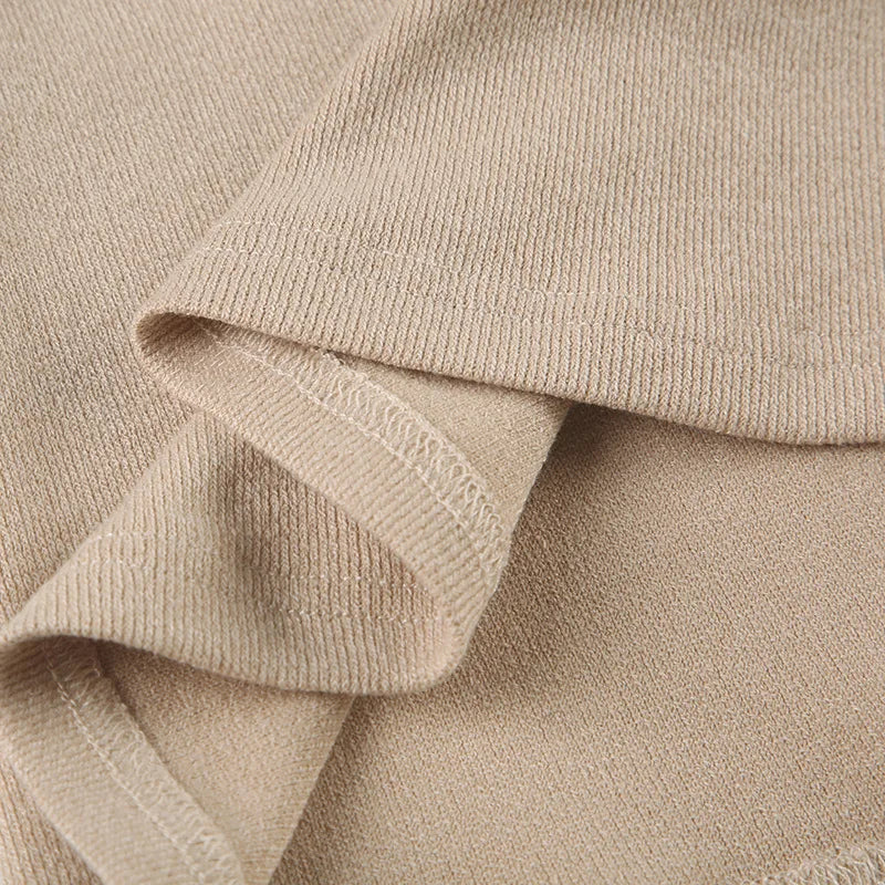 NOVA STORE  Nuovo abito estivo in maglia, mini abito elegante da donna con scollo a V, bottoni e maniche corte, abito casual da donna ad alta elasticità.
