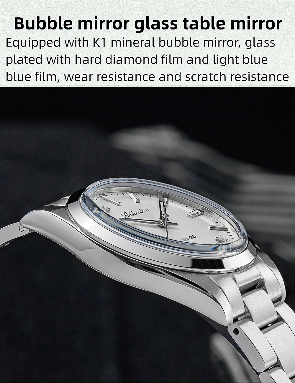 NOVA STORE. Orologio da uomo di lusso super luminoso in acciaio inossidabile , Orologi al quarzo
