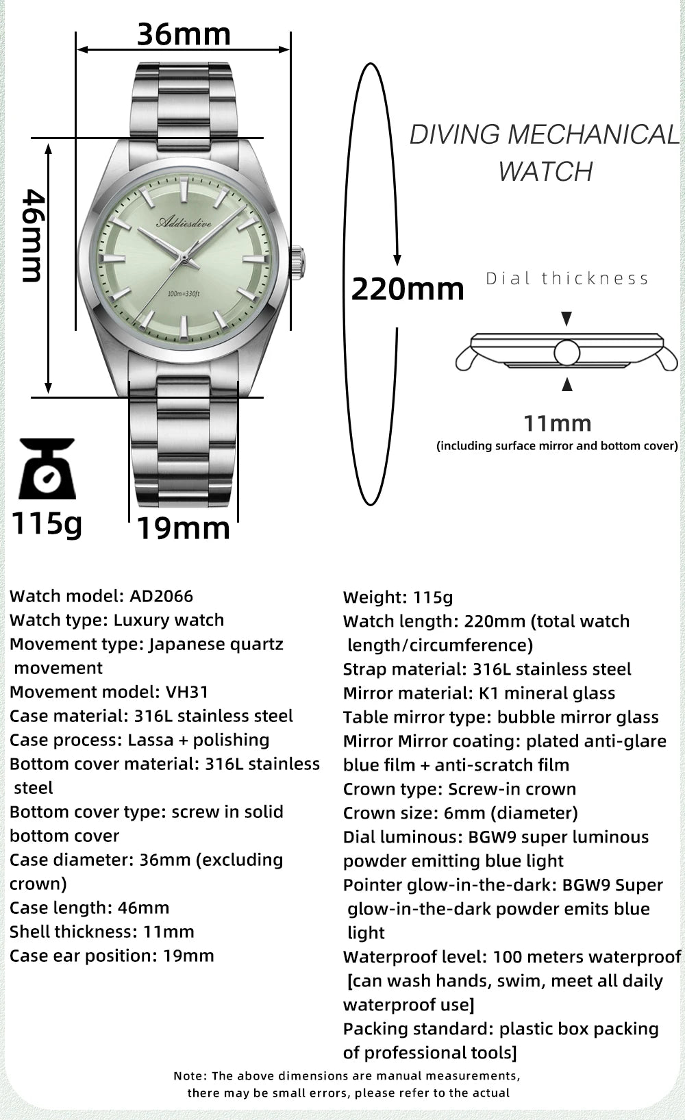 NOVA STORE. Orologio da uomo di lusso super luminoso in acciaio inossidabile , Orologi al quarzo