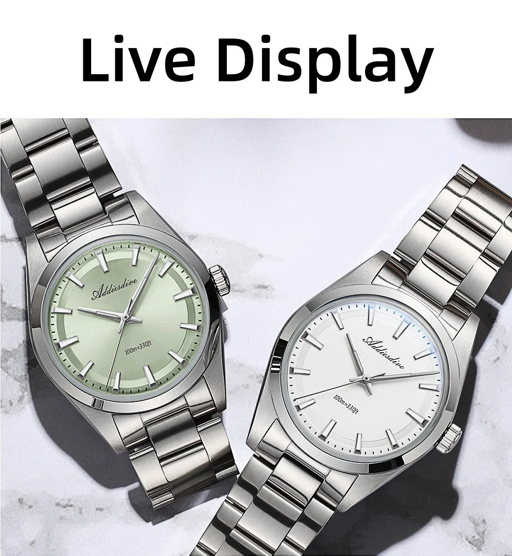 NOVA STORE. Orologio da uomo di lusso super luminoso in acciaio inossidabile , Orologi al quarzo