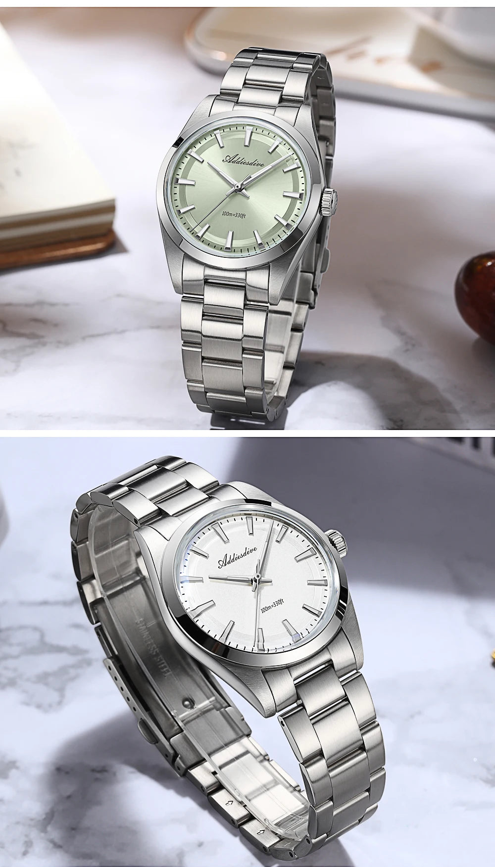 NOVA STORE. Orologio da uomo di lusso super luminoso in acciaio inossidabile , Orologi al quarzo