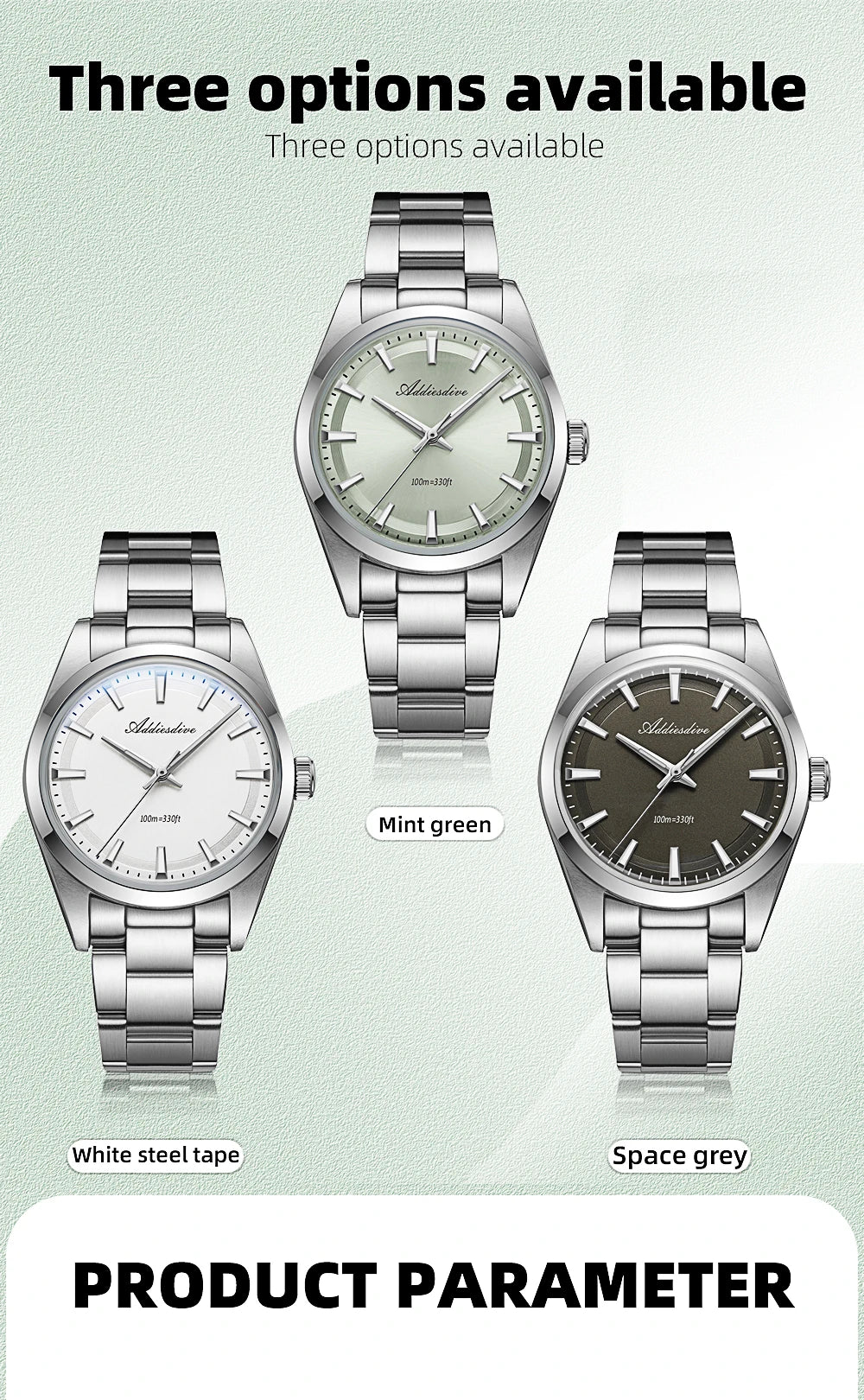 NOVA STORE. Orologio da uomo di lusso super luminoso in acciaio inossidabile , Orologi al quarzo